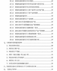 2019年最新储能电池项目可行性研究分析报告