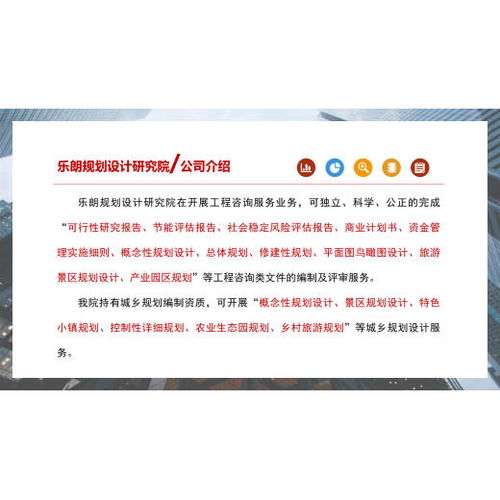 做可行性研究报告的公司